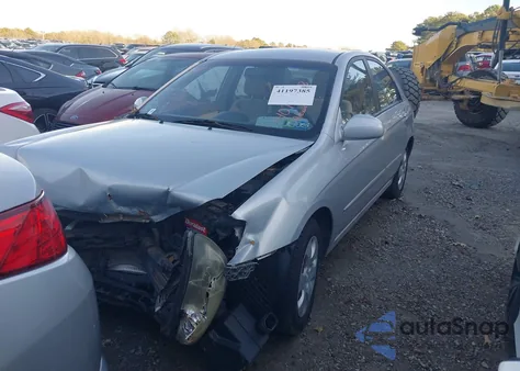 2007 Kia Spectra Ex from USA, damaged, VIN KNAFE121075453150